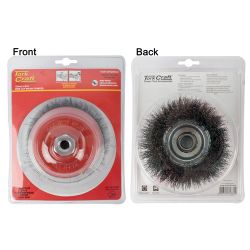 TORK CRAFT Wire Cup Brush Crimped Plain 125mmxm14 Blister